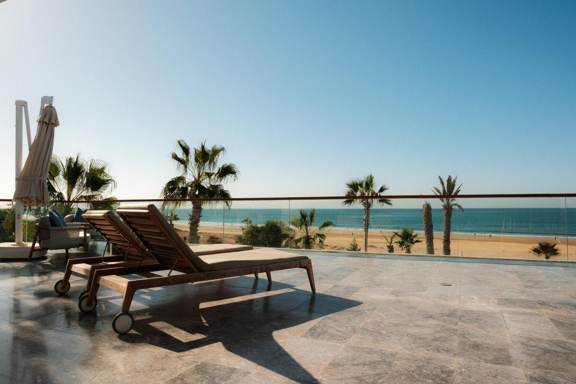 Hotel Hyatt Regency Taghazout Esterno foto View of the beach from the hotel